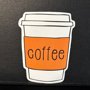 COFFEE CUP STICKER